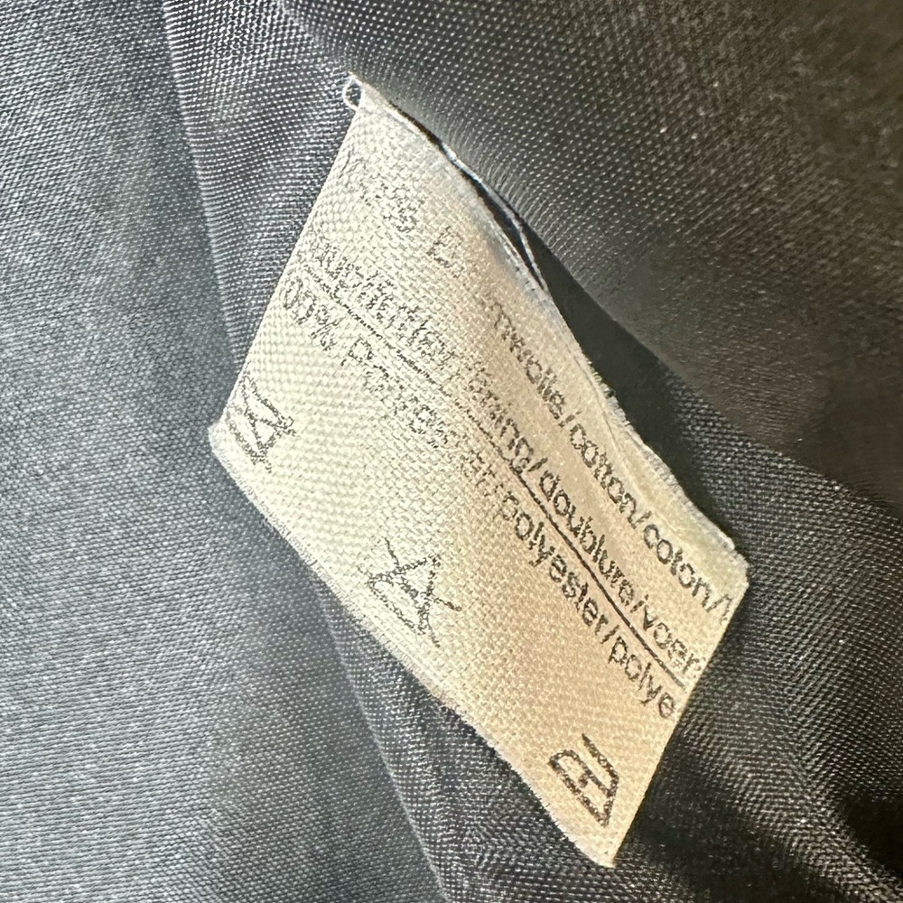 Black Velvet Military Styled Jacket Cotton Made in West Germany - Picture 3 of 9